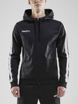 Craft Kapuzenpullover Hoodie Fullzip Pro Control schwarz/weiss Herren